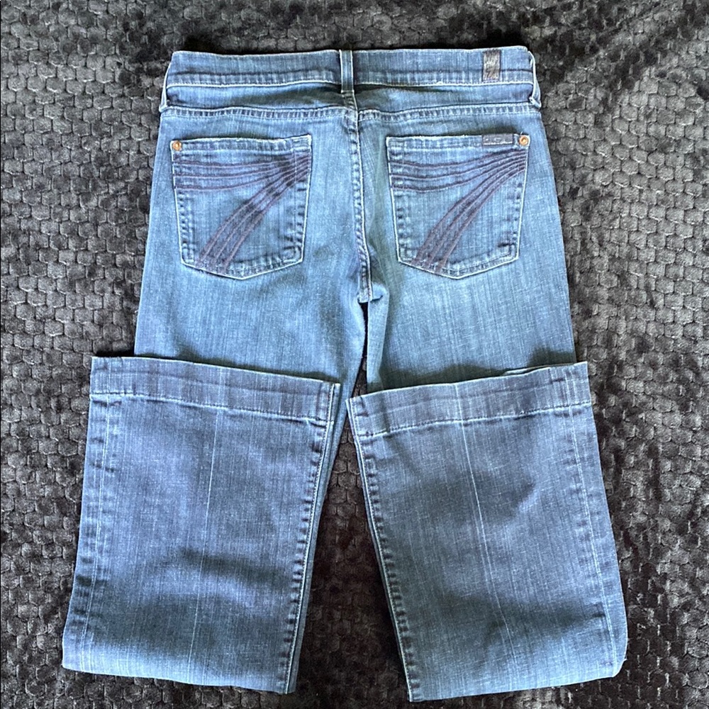 7 For All Mankind Women's Boot Cut Jeans - Blue